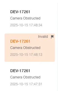 View AI Alert File Interface