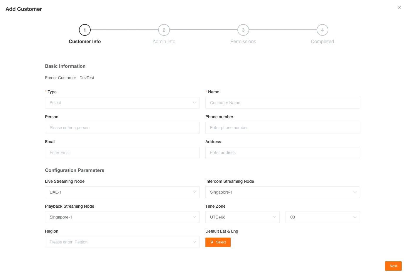 Customer Basic Information