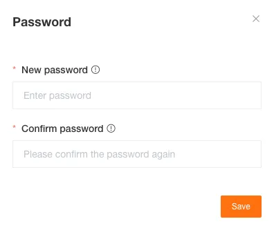 Reset Customer Password