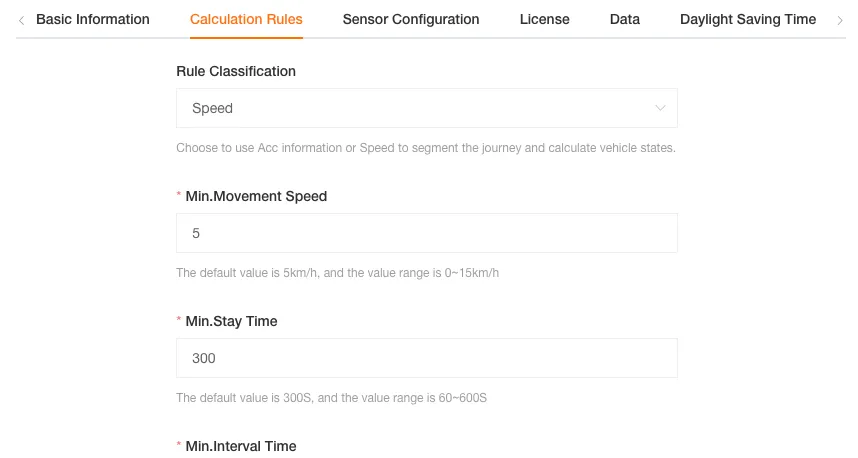 Speed-Based Trip Calculation