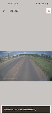 Download Success Prompt