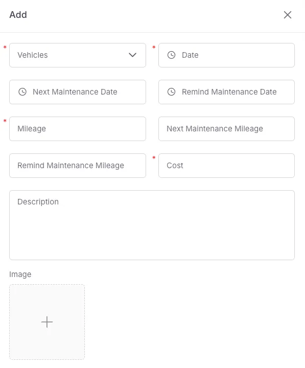 Log Maintenance Record Form