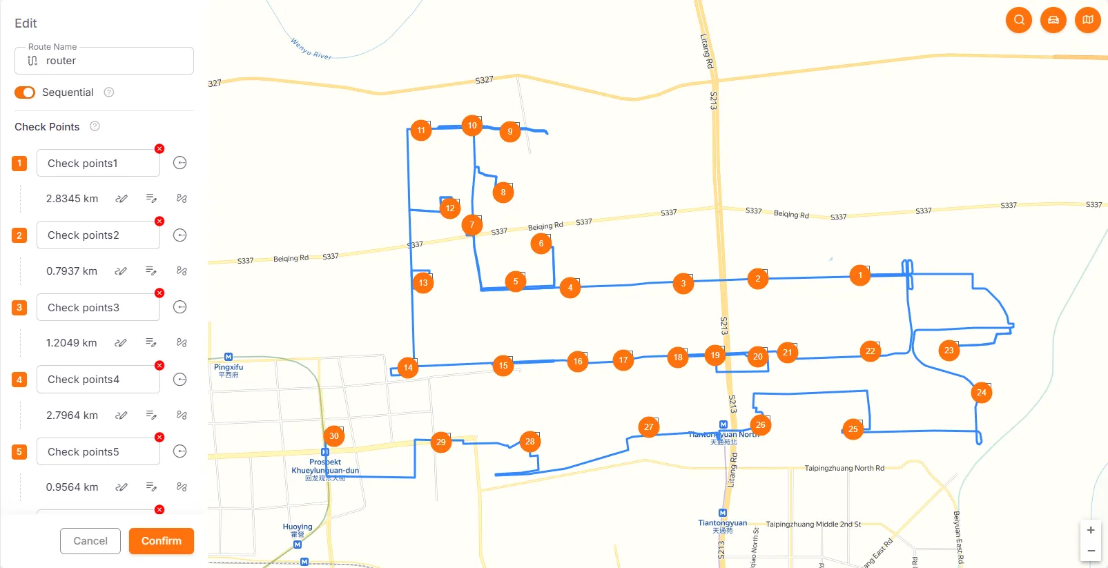 Create Route Plan - Adding Waypoints