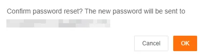 Reset User Password
