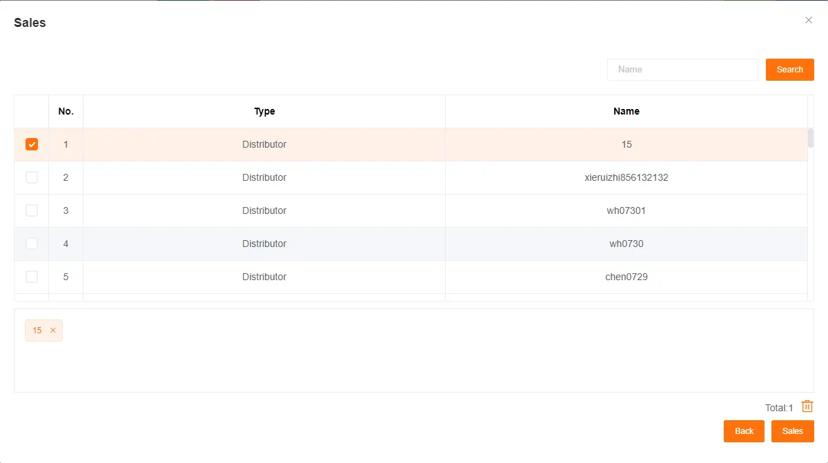 Select Target Customer for Sale