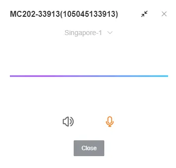 Intercom Mode Switch Button