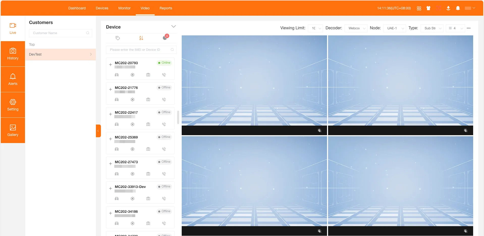 Dark Theme Menu Layout Example 2