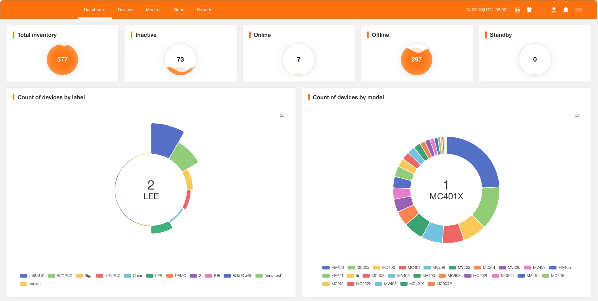 Dark Theme Menu Example 1