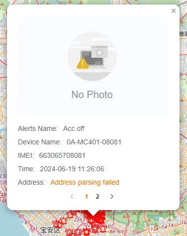 Alert Point Information Box