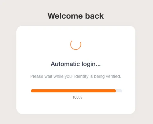 Auto-login Page