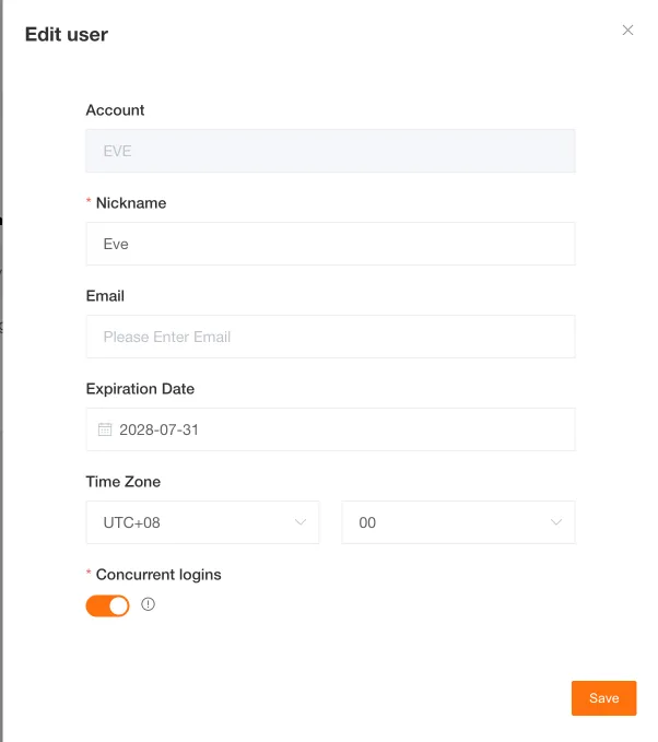 Edit User Information